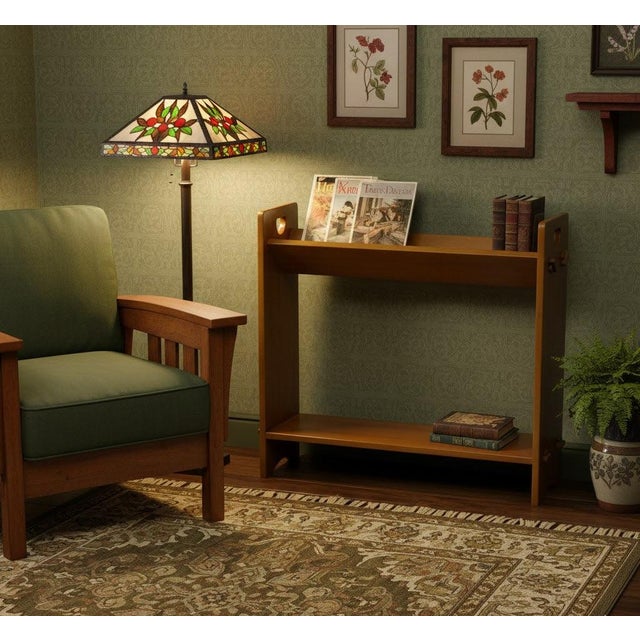 Wood Mission / Arts and Crafts Book and Magazine Stand - Michael's Cherry For Sale - Image 7 of 7