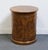 Traditional Henredon Furniture Traditional Style Bird's Eye Maple 21" Accent Round Storage End Table 4700-43 For Sale - Image 3 of 10