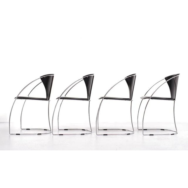 Arrben Linda Dining Chairs, Italy, 1982, Set of 4 For Sale - Image 13 of 13