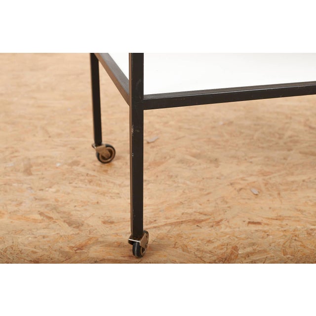 Metal Vintage Bar Trolley by August Halder, 1959 For Sale - Image 7 of 13