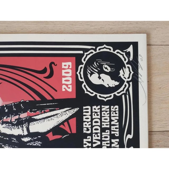 Shepard Fairey (Obey), Paul McCartney Change Begins (Red), 2009, Screenprint For Sale - Image 4 of 7