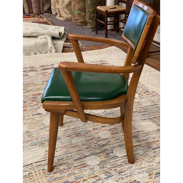 Mid-Century Modern 1950s Mid-Century Changeback Boling Chair Co. Walnut Arm Chair For Sale - Image 3 of 12