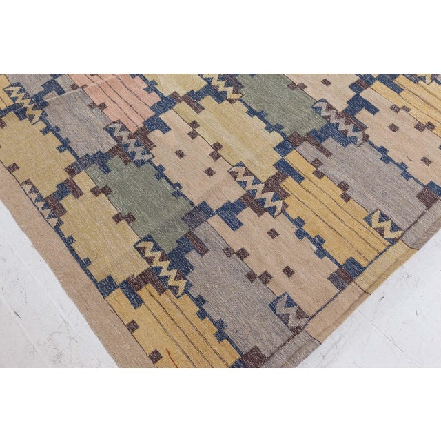Early 21st Century Modern Swedish Flat Weave Rug by Doris Leslie Blau For Sale - Image 5 of 8