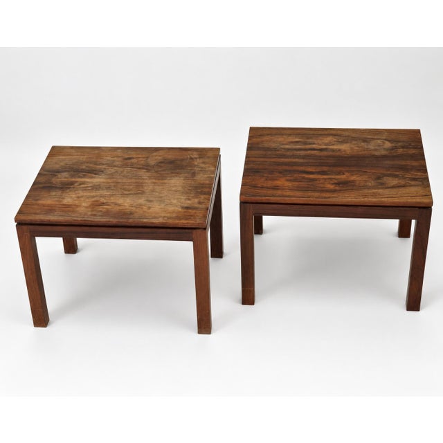 Side Tables in Rosewood, Denmark, 1960s, Set of 2 For Sale - Image 4 of 18