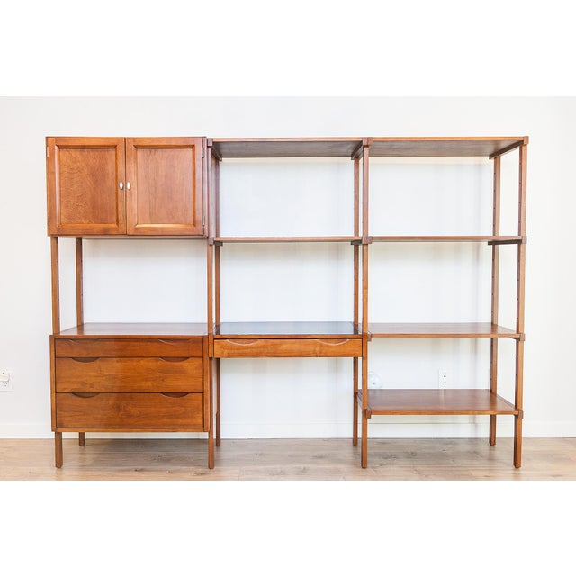 Vintage Danish Modern Freestanding Modular Wall Unit by Kopenhavn For Sale - Image 15 of 15