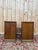 Pair of Neo-Renaissance style bedside tables in solid carved oak, second half of the 19th century, likely of Belgian or...
