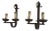 Pair of Wrought Iron Wall Lights, French Work. Circa 1950 For Sale