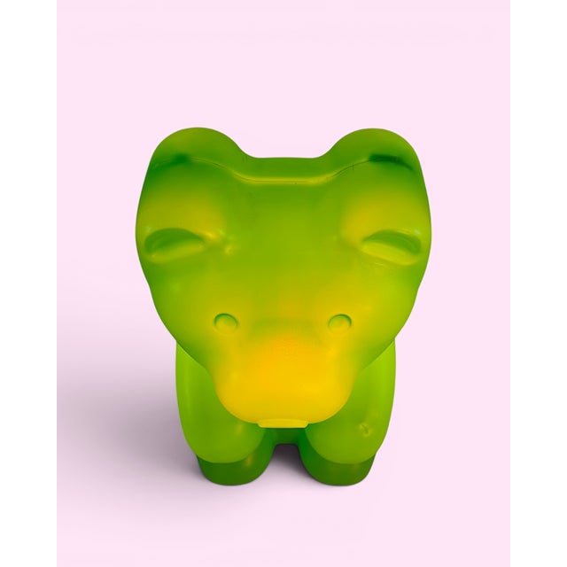 Large Pop Art Green Gummy Bear Lamp from Messow, Germany, 1980s For Sale - Image 6 of 11