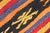 1970s Turkish Ethnic Design Striped Orange Small Kilim Rug For Sale - Image 4 of 13