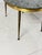 Mid-Century Modern Oval Brass Coffee Table with Green Marble Top, 1950s For Sale - Image 3 of 10