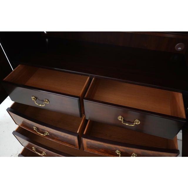 Henkel Harris Inlaid Mahogany Bedroom Wardrobe Chest For Sale In Philadelphia - Image 6 of 18