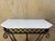 Vintage Scrolled Iron Wall Console After Royere For Sale - Image 15 of 17