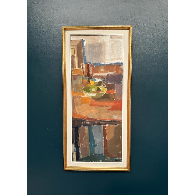 Ingvar Hällgren, Still Life, 1950s, Oil Painting on Canvas, Framed For Sale - Image 18 of 18