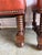Wood Spanish Colonial Revival Leather Benches With Antique Brass Trim, 1960 For Sale - Image 7 of 12