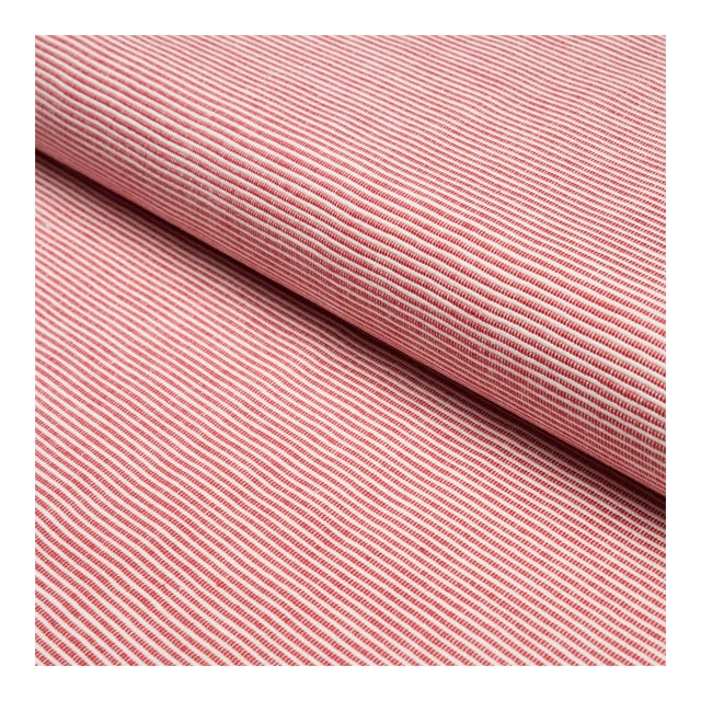 Schumacher Asher Fabric in Crimson For Sale