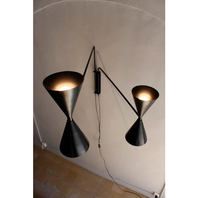 Bat Light with 2 Arms by Juanma Lizana For Sale - Image 15 of 16