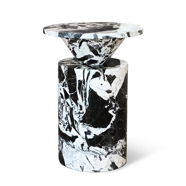 Nero TOTEM coffee table, limited edition by Karen Chekerdjian. 2020 Special Edition Dimensions: 42 x 42 x 62 cm Materials:...