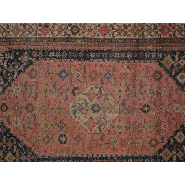 1900 - 1909 Early 20th Century Antique Persian Malayer Rug - 6′6″ × 13′9″ For Sale - Image 5 of 8
