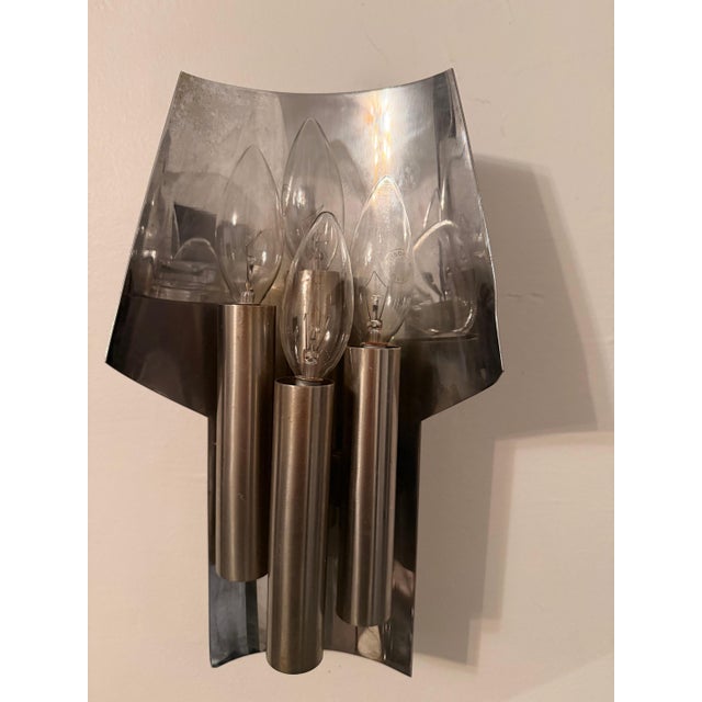 French 1960s Maison Charles Mid Century Wall Light For Sale - Image 11 of 16