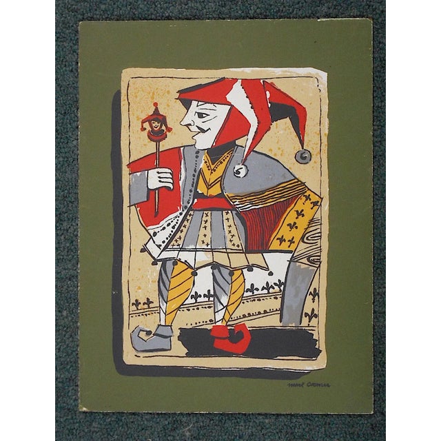 This serigraph on board by listed artist Mark Coomer (1914-2004) was limited to an edition of 100 (un-numbered on the...