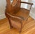 Antique American Carved Quarter-Sawn Oak Hall Tree Seat Stand With Mirror For Sale - Image 10 of 15