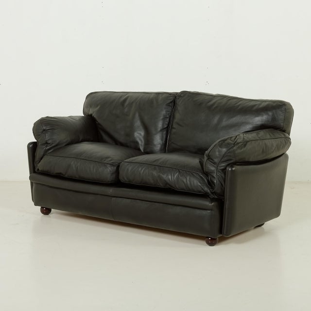 Poppy 2-Seater Sofa by Tito Agnoli for Poltrona Frau, 1970s For Sale - Image 9 of 18