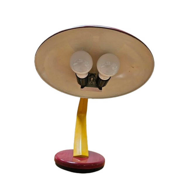 Vintage Sculptural Table Lamp from Fase, Spain, 1980s For Sale - Image 6 of 10