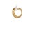 Traditional Elegant 14k Yellow Gold Diamond Hoops - 0.45ctw Round Brilliant Cut, Pair For Sale - Image 3 of 5