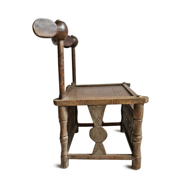 Antique African Baule Chief Chair For Sale In Los Angeles - Image 6 of 11