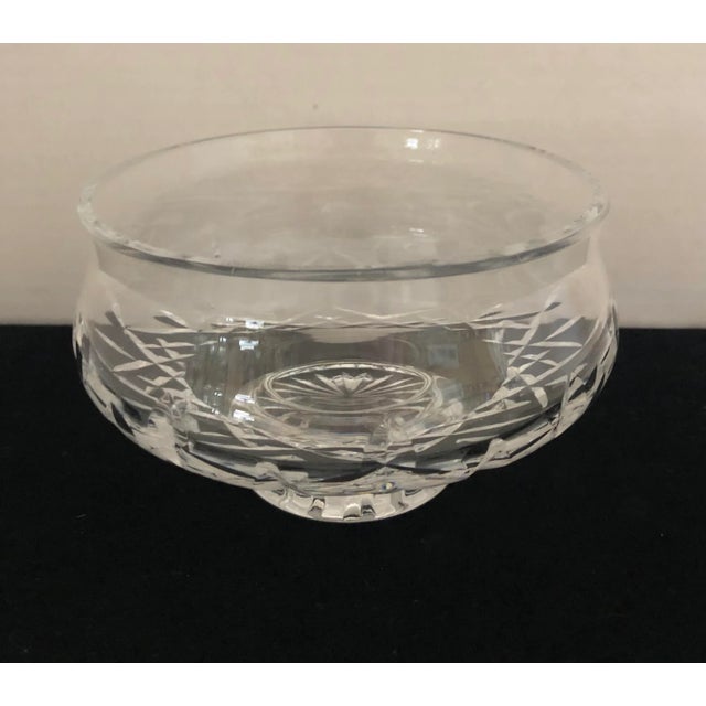 Waterford Lismore 5” footed bowl, 20th Century. Measures 5.1x 3.25” x 3.25” Made In Ireland Circa 1990’s No imperfections...