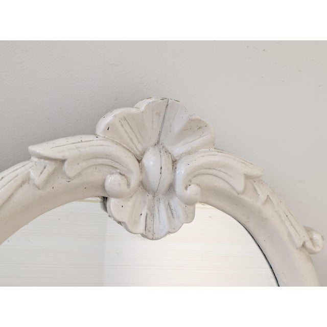 Vintage Whitewashed Dressing Table in Wood, 1940s For Sale - Image 6 of 18