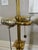 1980s Vintage French Empire-Style Brass Column Table Lamp With Black Stone Base For Sale - Image 5 of 13