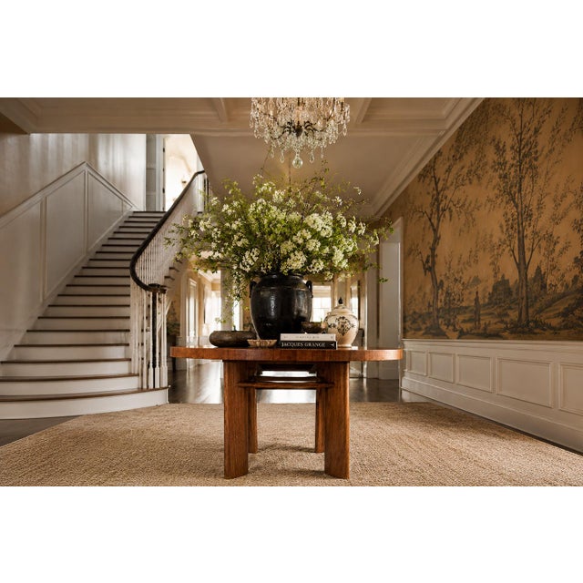 Round Dining Table in Caviúna Wood by Joaquim Tenreiro, Brazil, 1950s For Sale - Image 16 of 18