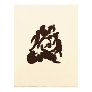 Jean Arp Woodcut Untitled C3 Published 1982