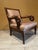 Empire Revival Leather and Mahogany Library Armchair – Circa 1900 For Sale - Image 12 of 12