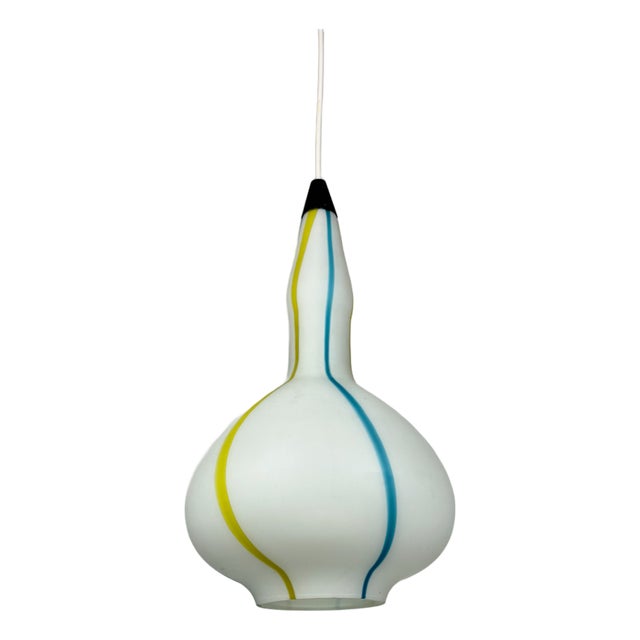 Murano Glass Pendant Lamp from Stilnovo, Italy, 1950s For Sale