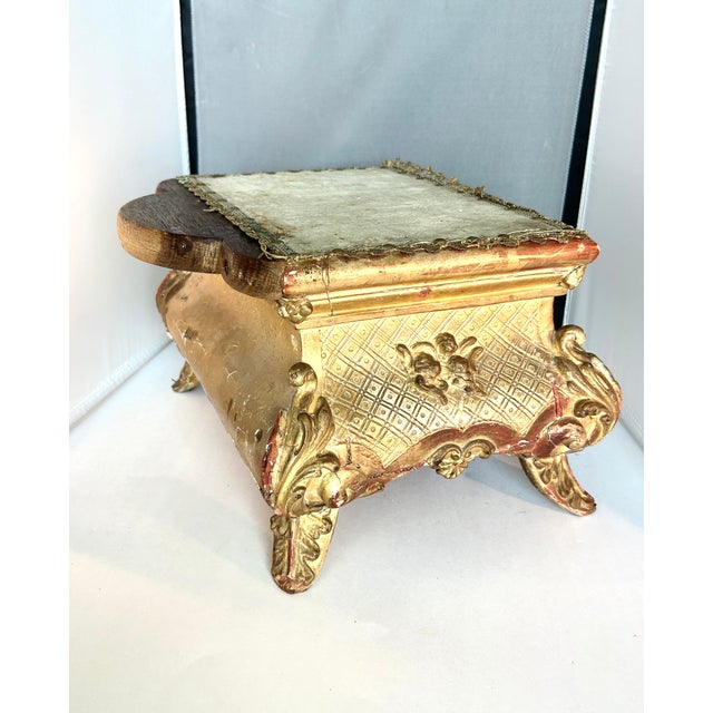 19th Century Giltwood Altar Base Stand For Sale - Image 11 of 11