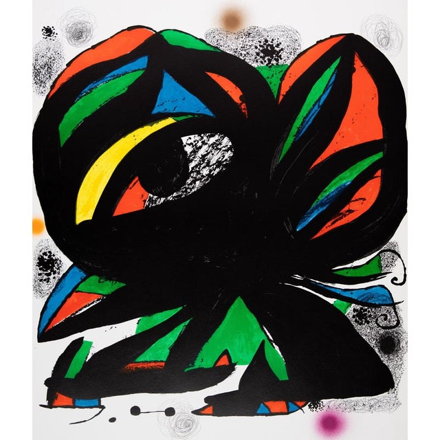 Joan Miró (1893-1983) Expo 76 - Fundacio Joan Miró Original color lithograph poster On poster paper, 50 x 70 cm (approx....