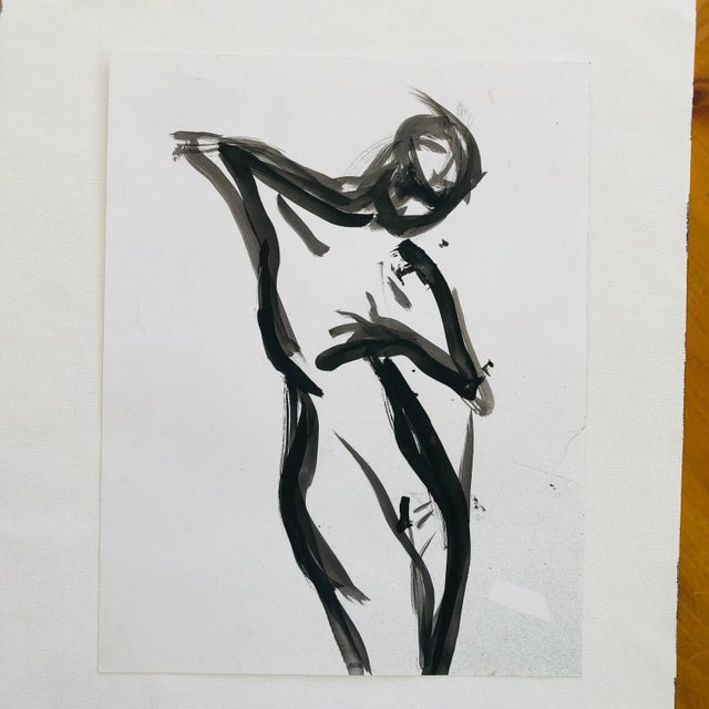 Contemporary Ink Drawing Contemporary Work by Erik Sulander on Paper 11x14, Signed, Unframed For Sale - Image 3 of 4