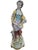 Large Italian Porcelain Figurine of Young Peasant Girl with Lamb, 1950s For Sale - Image 6 of 10