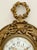 French Antique French Cartel Wall Clock in Gilt Bronze With Enamel Dial For Sale - Image 3 of 5