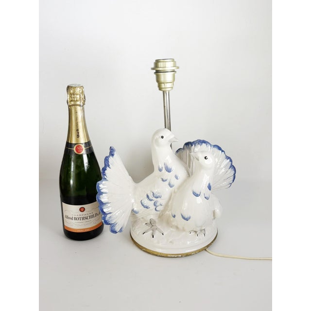 Vintage Ceramic Table Lamps, France, 1970s, Set of 2 For Sale - Image 3 of 15