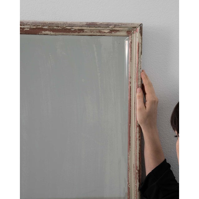 19th Century France Silver Wood Mirror For Sale - Image 10 of 10