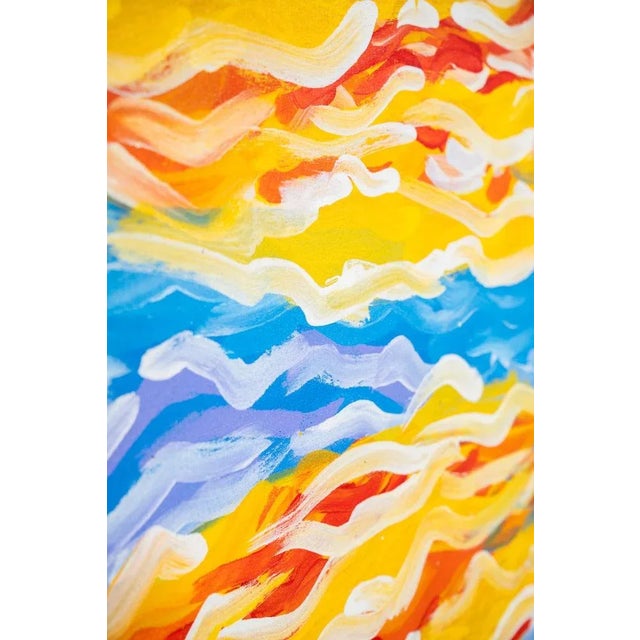 Abstract Painting, Oil on Canvas For Sale - Image 9 of 10