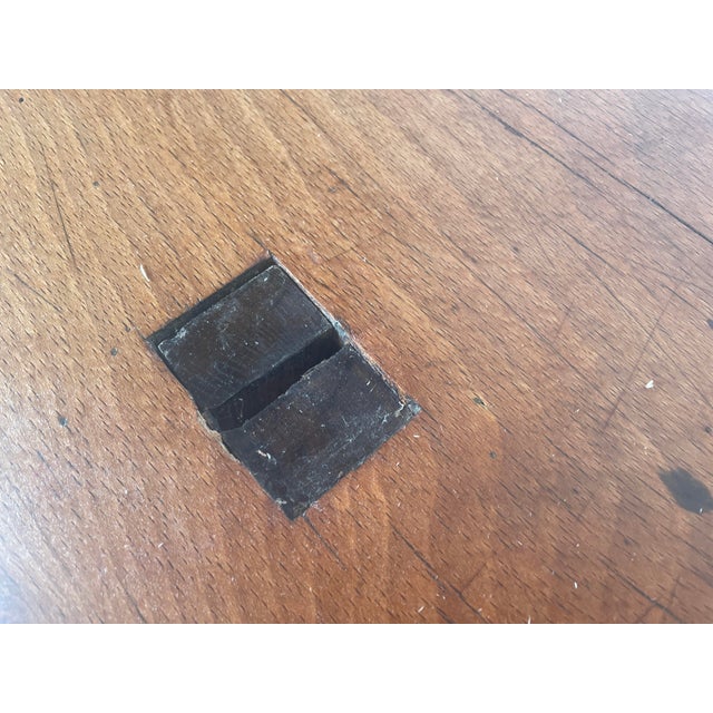 Large Antique Oak Bench For Sale - Image 17 of 18