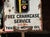 Vintage Texaco Crankcase Service Single-Sided Porcelain Sign on Post For Sale - Image 4 of 9