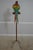 Vintage Toleware Giant Metal Parrot Sculpture on Perch For Sale - Image 4 of 15