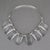 1980s Judith Hendler Clear Acrylic Neck-Ring Choker Necklace For Sale - Image 5 of 17