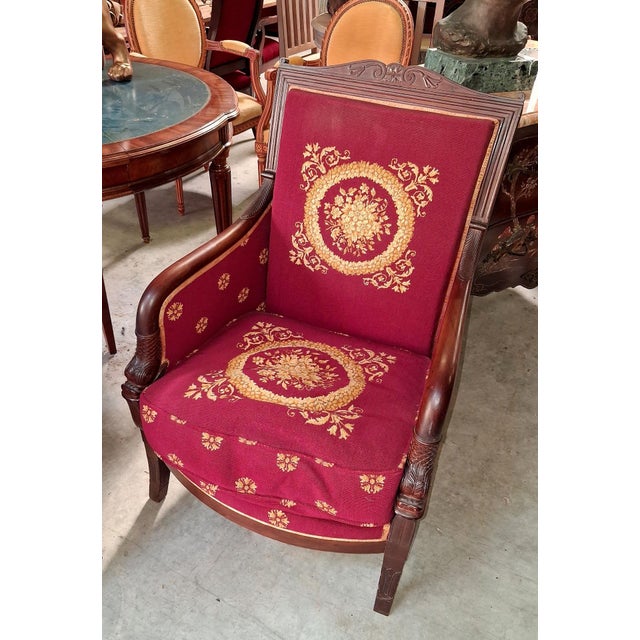 Empire Mahogany Chairs, Set of 2 For Sale - Image 4 of 8