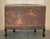 Antique Painted Demi Lune Sideboard in Leather with Claw & Ball Feet For Sale - Image 14 of 18